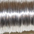 Fil laiton Argent, 0,5 mm, Long 50 M, 100grs.