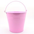 Seau zinc laqué GM couleur Rose 