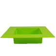 Coupe carrée avec rebord Plexiglas Vert Anis