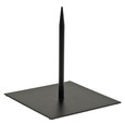 Support pique métal base pointe 20 cm