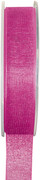 Ruban Organdi 15 mm coloris Fuchsia par 20 mètres