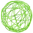 Boule 3 cm en fil de fer Vert Anis par 12 pièces Boule 3 cm en fil de fer Vert Anis par 12 pièces