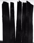 Ruban de bois grande largeur noir