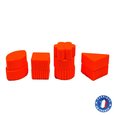 Forme Mignardise OASIS par 18 pièces coloris Rouge. Forme Mignardise OASIS par 18 pièces coloris Rouge.