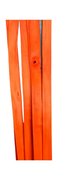 Ruban de bois grande largeur couleur Orange.