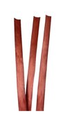 Ruban de bois grande largeur couleur chocolat.