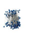 Epingle à tête coloris Bleu 100 pces Diam 6 mm x 65 mm