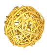 Grosse Boule Osier Jaune par 1 pièce