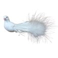 Grand Oiseau blanc sur tige x 1