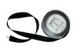 Ruban satin noir 2,50M x 25 mm