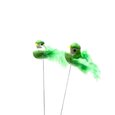 Oiseau sur tige vert x 2