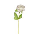 Rose artificielle blanche