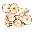 Tranches de Pomme rouge Séchées.