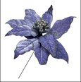 Fleur de poinsettia lilas violet x 1