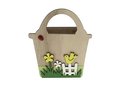 Contenant Bois Nature Décoratif Pâques