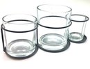 Présentoir métal plus 3 verres 