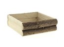 Jardinière carré bois 20cm x 20cm