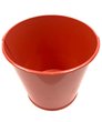 Pot métal Rouge mate brossé x 1