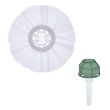 Collerette bouquet de mariée tulle blanc