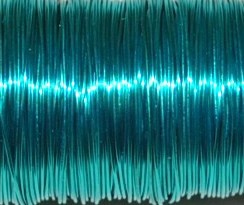 Bobine fil de fer 100 gr coloris Bleu Turquoise