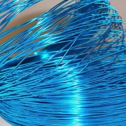 Fil alu déco métallique OASIS 1 mm coloris Turquoise