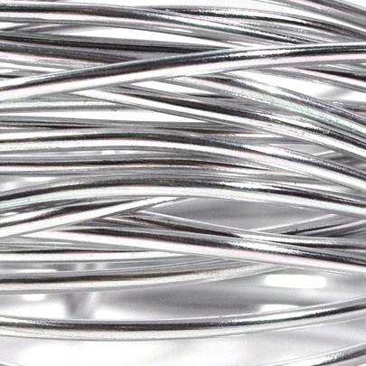 Fil alu déco métallique OASIS 2 mm coloris Argent par 5 m