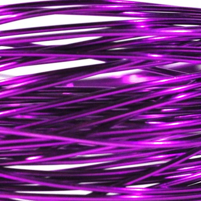 Fil alu déco métallique OASIS 1 mm coloris Violet