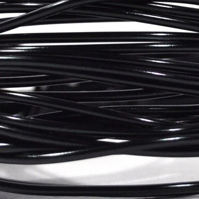 Fil alu déco métallique OASIS 2 mm coloris Noir par 5 m