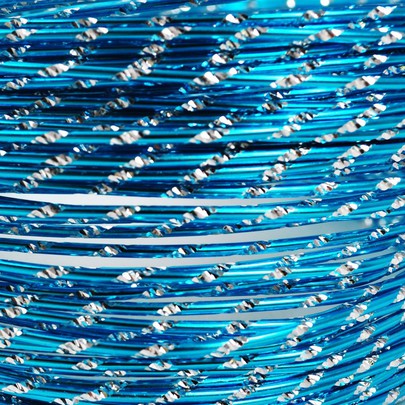 Fil alu diamant Turquoise OASIS grand métrage 2 mm