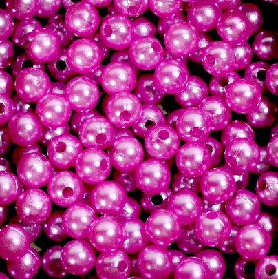 Perle 8 mm coloris Lilas Rose par 125