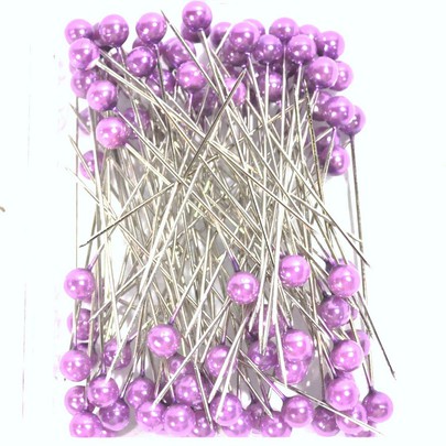 Epingle à tête coloris Lilas 144 pces Diam 5 mm x 55 mm