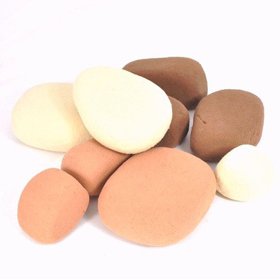 Galets OASIS CHOCOLAT IVOIRE par 9