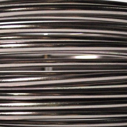 Fil alu déco métallique OASIS 2 mm coloris Chocolat par 5 m