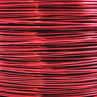 Fil alu déco métallique OASIS 1 mm coloris Rouge