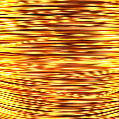 Fil alu déco métallique OASIS 1 mm Cuivre Orange