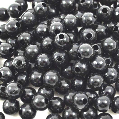 Perle 8 mm coloris Noir par 144