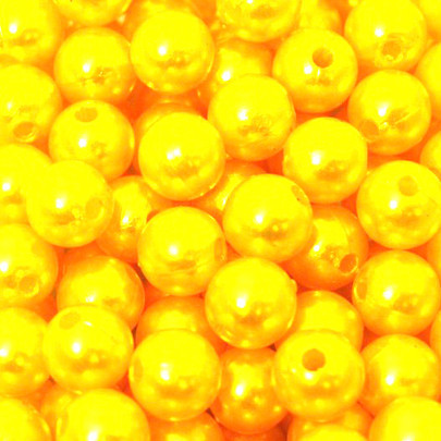 Perle 10 mm coloris Jaune par 115