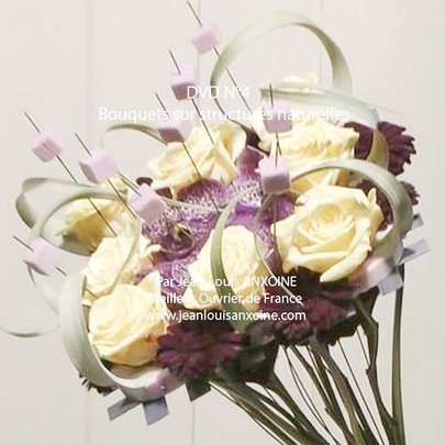 Dvd cours d'art floral N°4 Bouquet sur structure naturelle