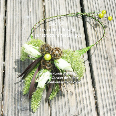 DVD cours d'art floral N°11 Les colliers floraux sur structure métallique