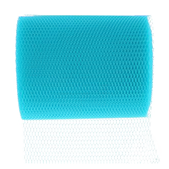 Ruban tulle Bleu turquoise 8 cm par 10 m