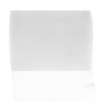 Ruban tulle Blanc 10 cm par 40 m