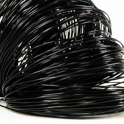 Fil alu déco métallique OASIS 1 mm coloris Noir