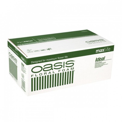 Carton de 20 briques mousse florale OASIS IDEAL Qualité professionnelle (Soit 1,73€ la brique)
