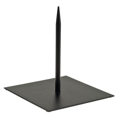Support pique métal base pointe 20 cm