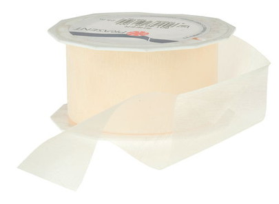 Ruban Organdi 40 mm coloris Ivoire par 20 mètres