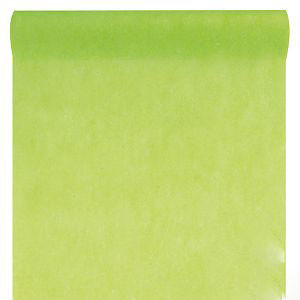 Ruban chemin de table ou noeud de chaise Vert Anis