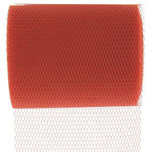 Ruban tulle Rouge 8 cm par 10 m