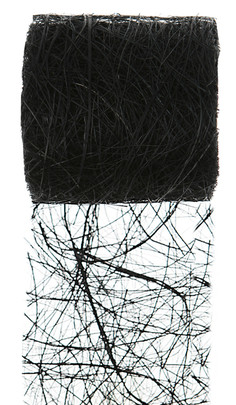 Ruban abaca couleur Noir