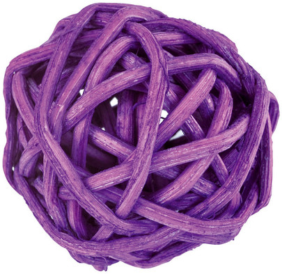 Petite boule osier par 12 pièces Violet