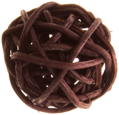 Petite boule osier par 12 pièces Chocolat